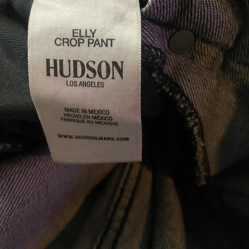 Hudson Jeans High Rise Straight Leg Jeans in Washed Black - Picture 10 of 10